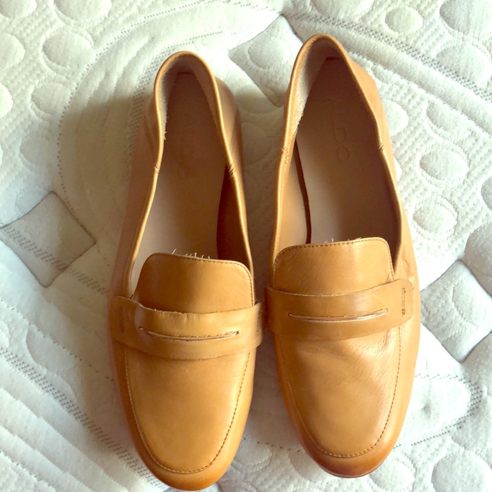 Aldo leather loafers